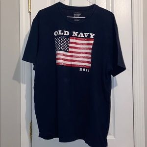 Old Navy 2011 American Flag T-Shirt Size XL